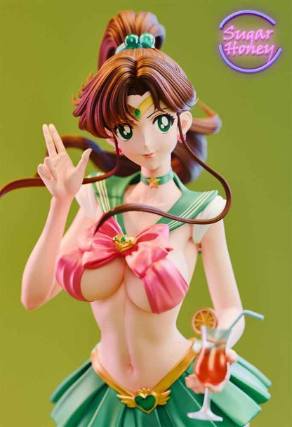 Sailor Moon Sugar Honey Studio Swimsuit Kino Makoto Sailor Jupiter Resin Statue