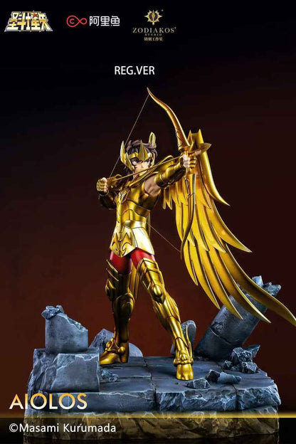 Saint Seiya Zodiakos Studio Gold Saint Sagittarius Aiolos 1/6 Licensed Resin Statue