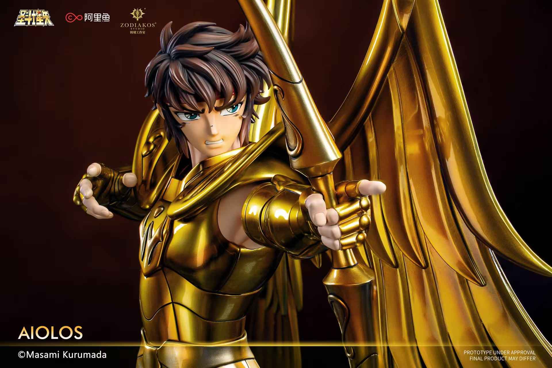 Saint Seiya Zodiakos Studio Gold Saint Sagittarius Aiolos 1/6 Licensed Resin Statue