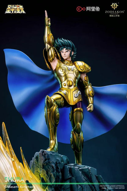 Saint Seiya Zodiakos Studio Shura Capricorn Licensed Resin Statue