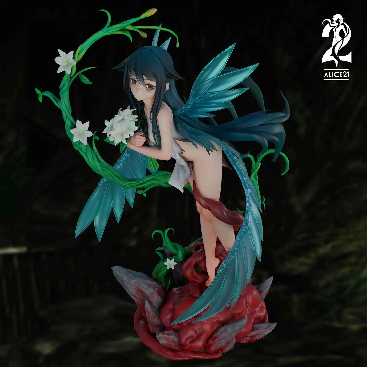 Saya no Uta Alice21 Studio Terminal White Blossom Saya 1/6 Resin Statue