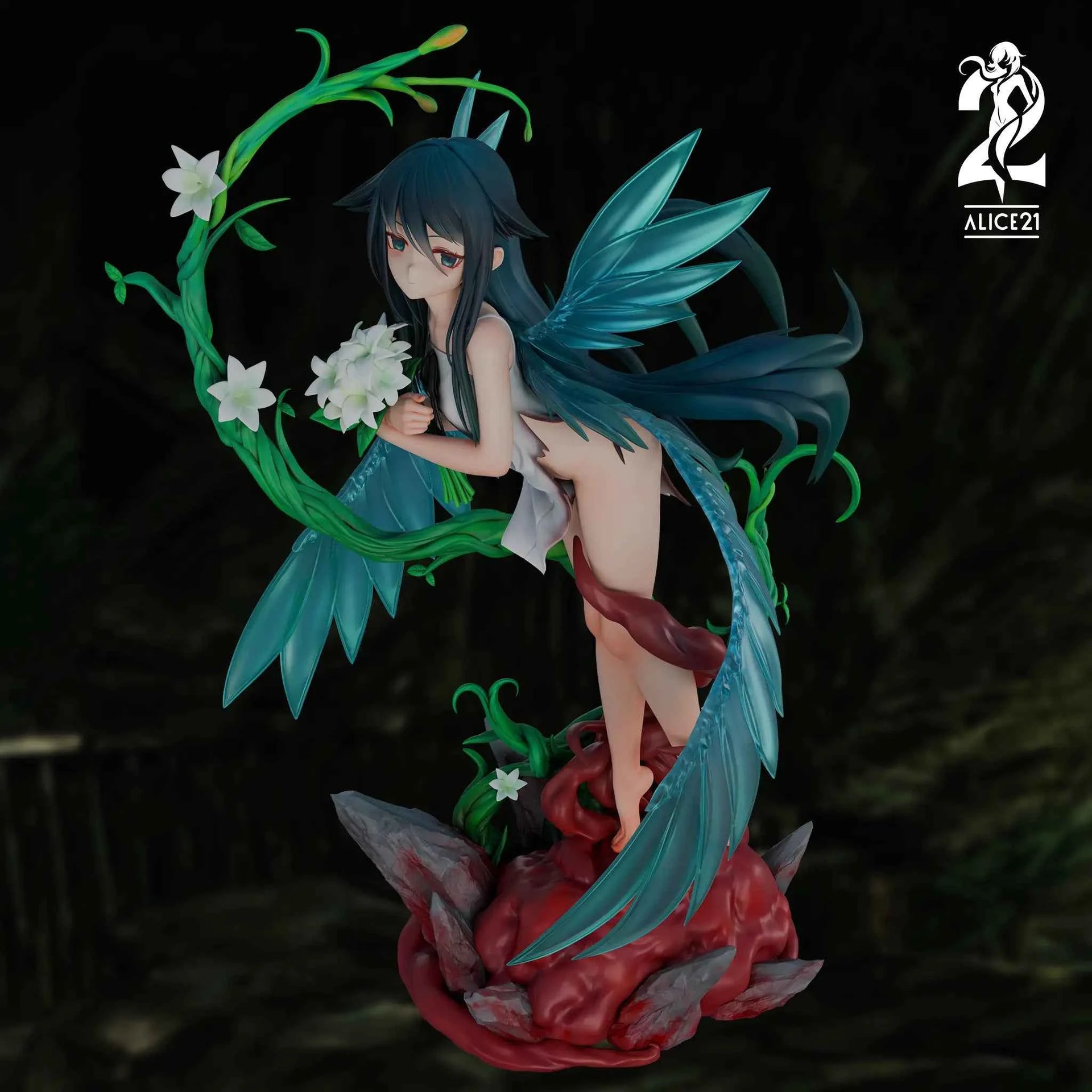 ⭐︎ｓａｙａ⭐︎ Saya no Uta Alice21 Studio Terminal White Blossom Saya 1/6 Resin