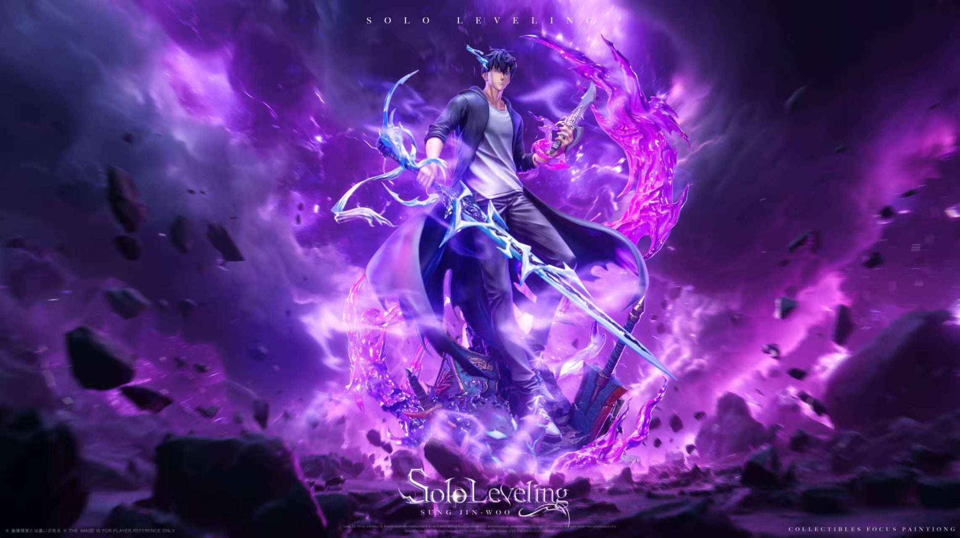 Solo Leveling BBA Studio Sung Jin Woo Resin Statue