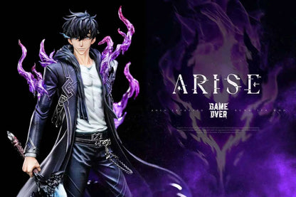 Solo Leveling Game Over Studio Shadow Monarch Sung Jin Woo Resin Statue