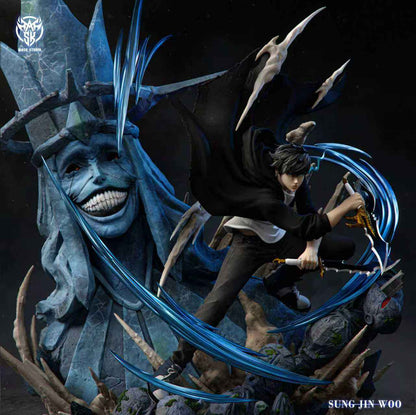 Solo Leveling Mask Studio Sung Jin Woo Vs Divine Statue Boss Resin Statue