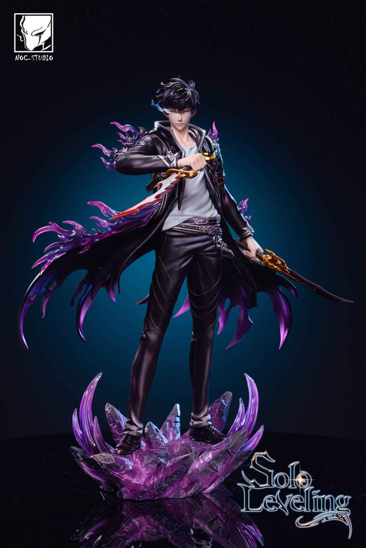 Solo Leveling Noc Studio Shadow King Sung Jin Woo Resin Statue