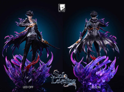 Solo Leveling Noc Studio Shadow King Sung Jin Woo Resin Statue