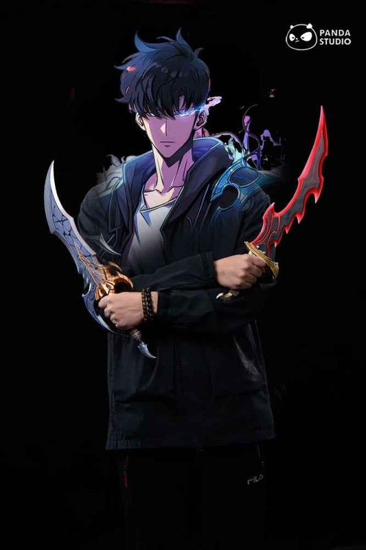 Solo Leveling Panda Studio Kasaka's Venom Fang & Knight Killer Swords 1/1 Resin Accessory Statue