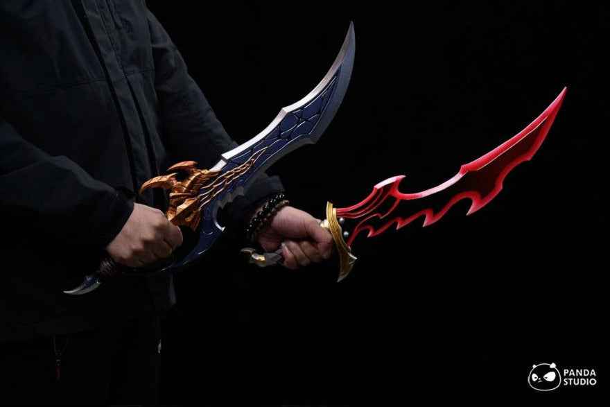 Solo Leveling Panda Studio Kasaka's Venom Fang & Knight Killer Swords 1/1 Resin Accessory Statue