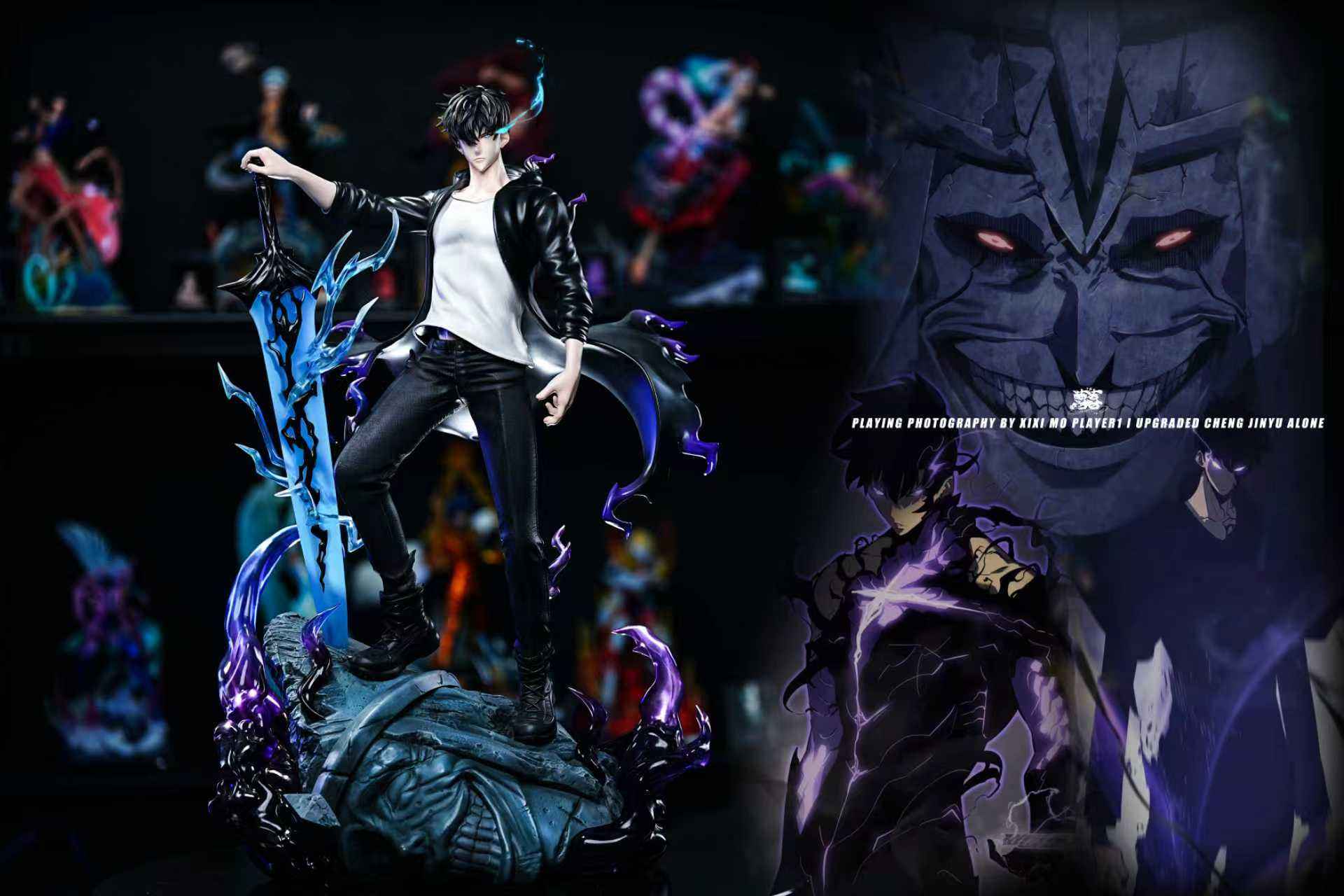 Solo Leveling Player 1 Studio Sung Jin Woo Resin Statue