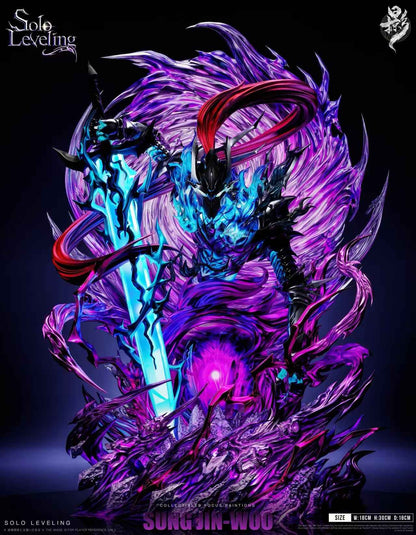 Solo Leveling Shadow Studio Monarch Sung Jin Woo Resin Statue