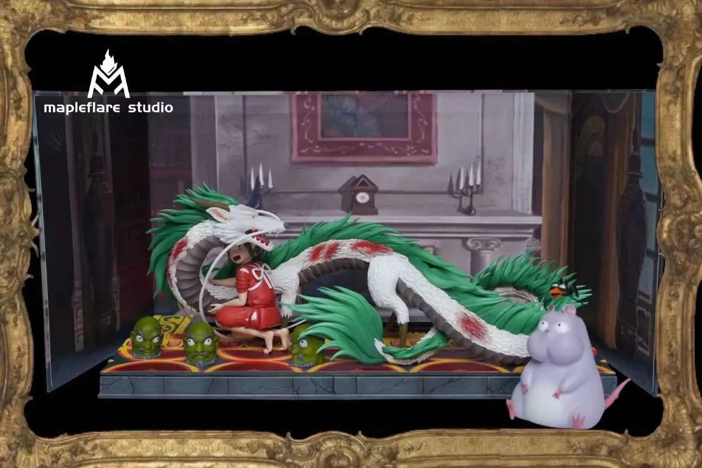 Spirited Away Mapleflare Studio Falling Haku Resin Statue