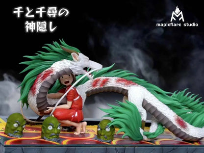 Spirited Away Mapleflare Studio Falling Haku Resin Statue