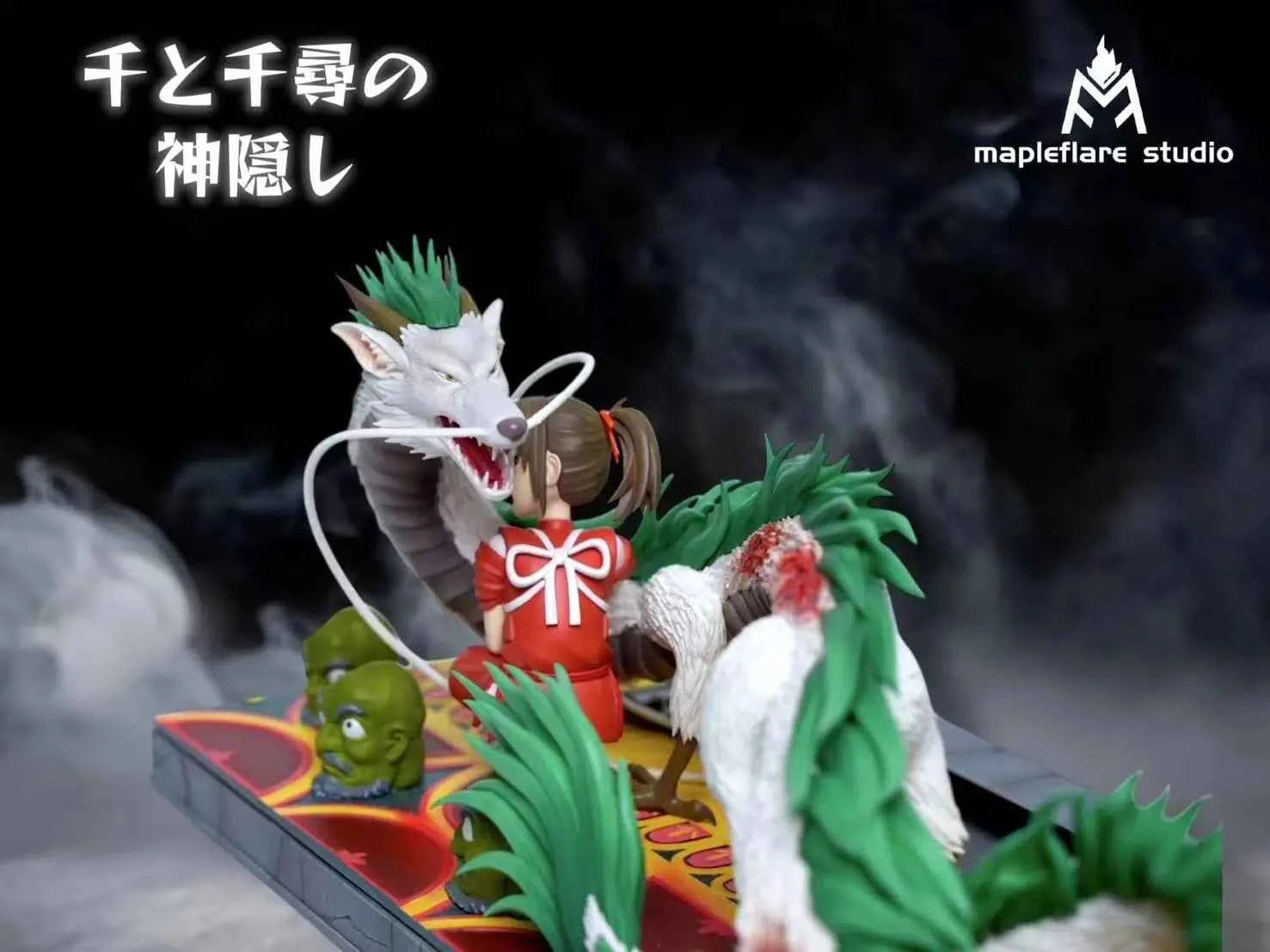 Spirited Away Mapleflare Studio Falling Haku Resin Statue