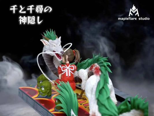 Spirited Away Mapleflare Studio Falling Haku Resin Statue