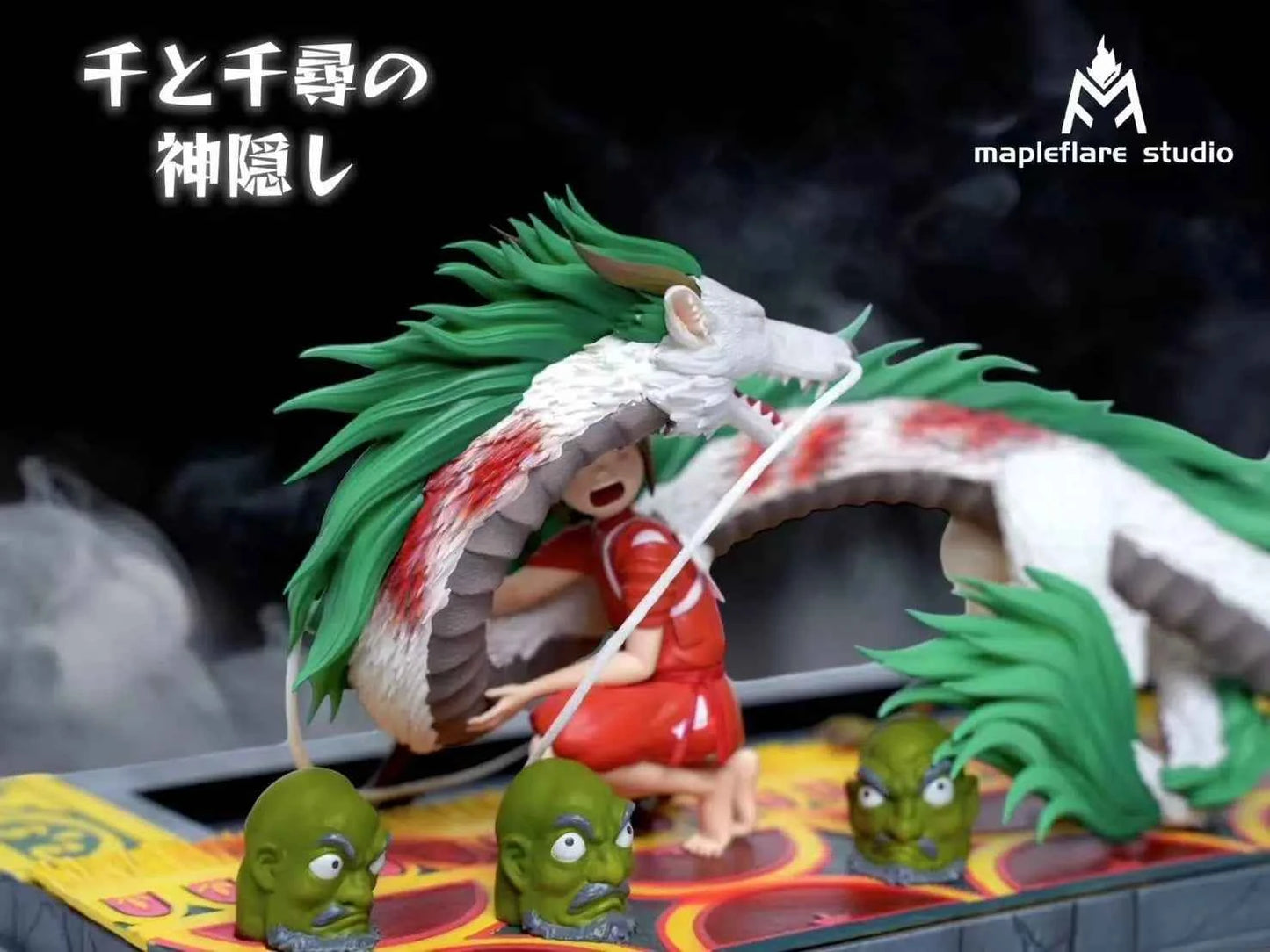 Spirited Away Mapleflare Studio Falling Haku Resin Statue
