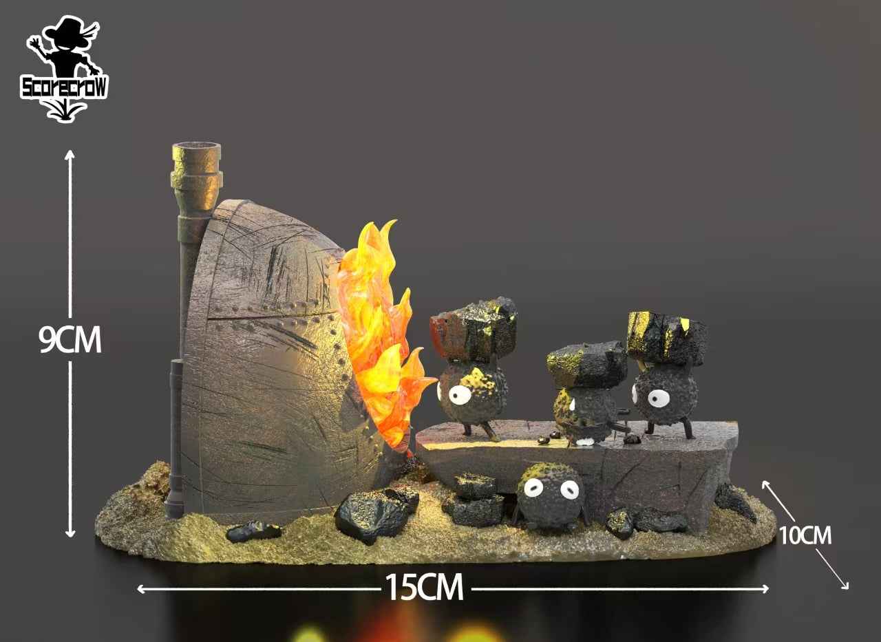 Spirited Away Scarecrow Studio Susuwatari for transportation Resin Statue