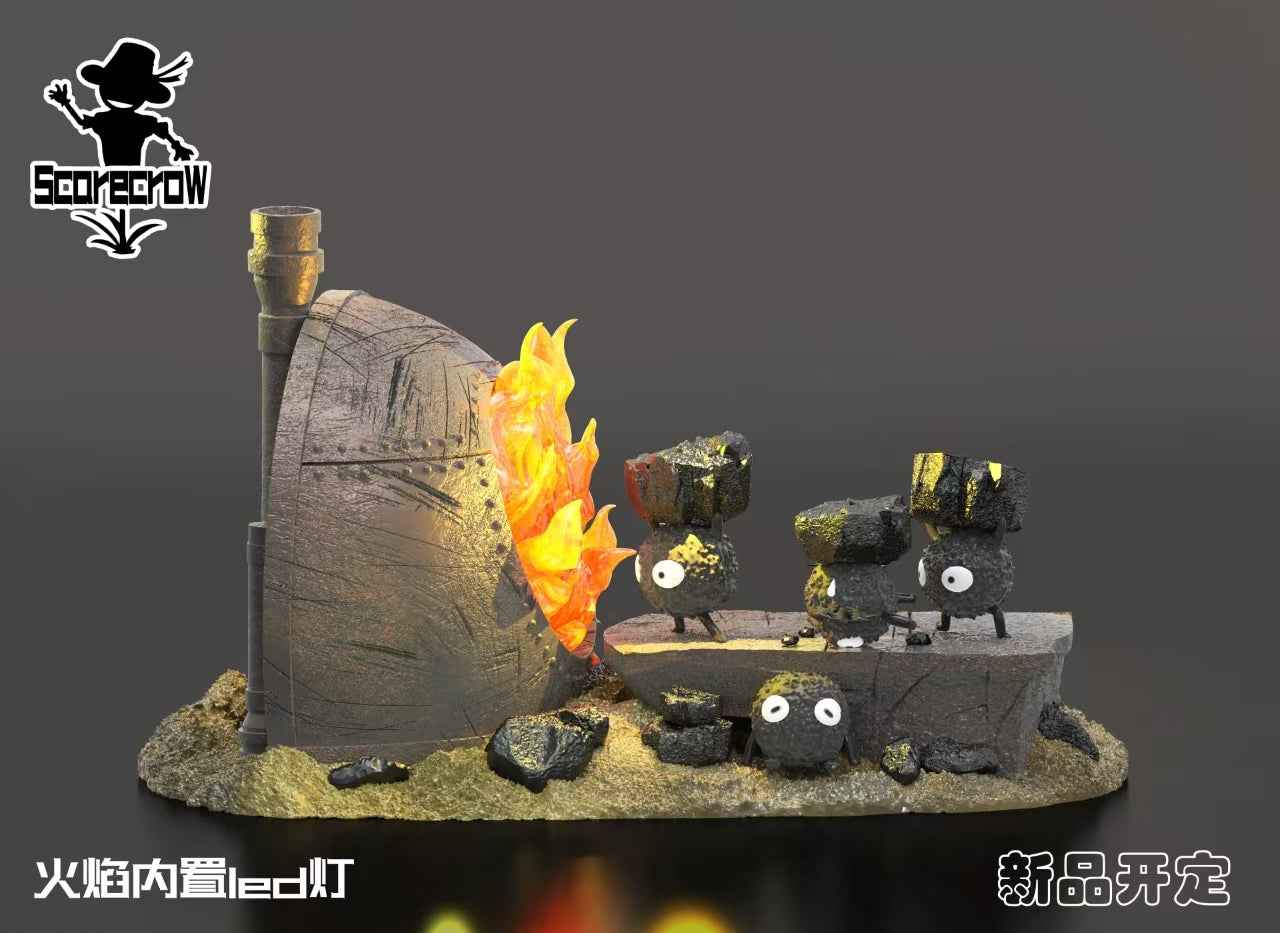 Spirited Away Scarecrow Studio Susuwatari for transportation Resin Statue
