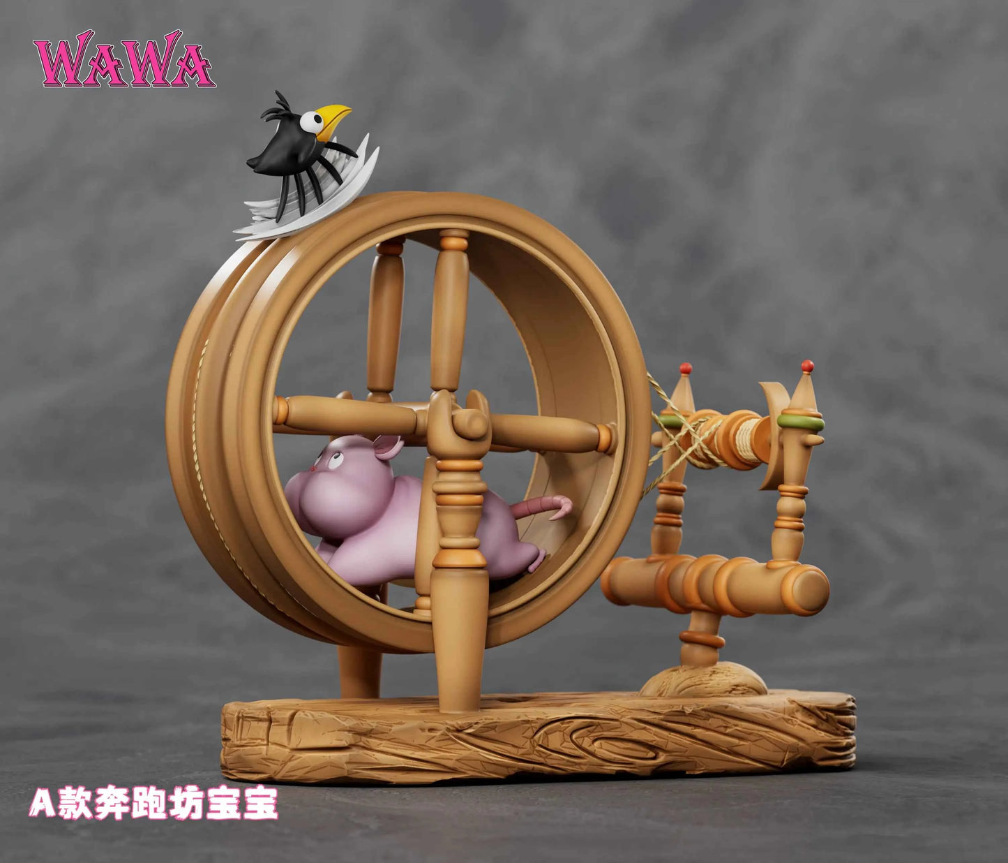 Spirited Away WAWA Studio Running Boh Resin Statue