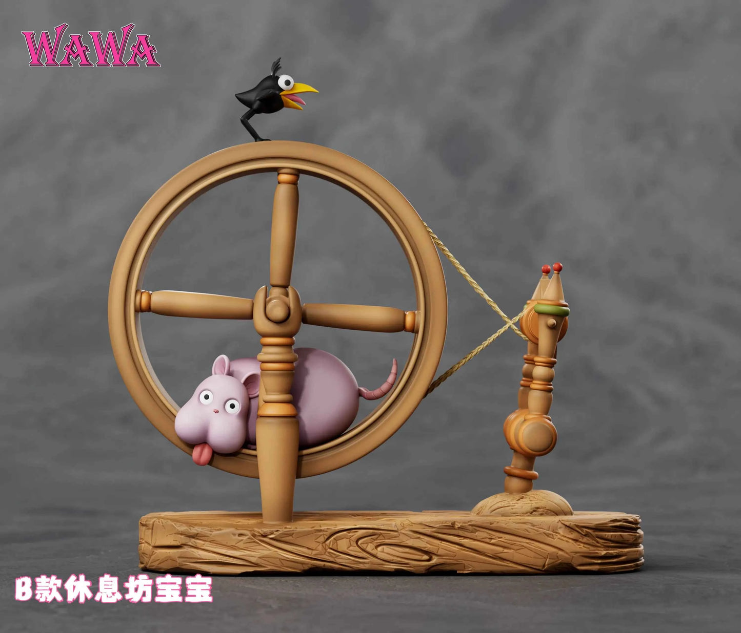 Spirited Away WAWA Studio Running Boh Resin Statue