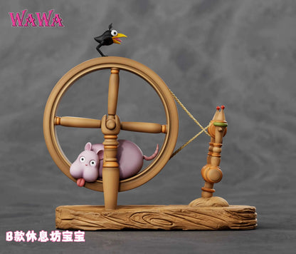 Spirited Away WAWA Studio Running Boh Resin Statue