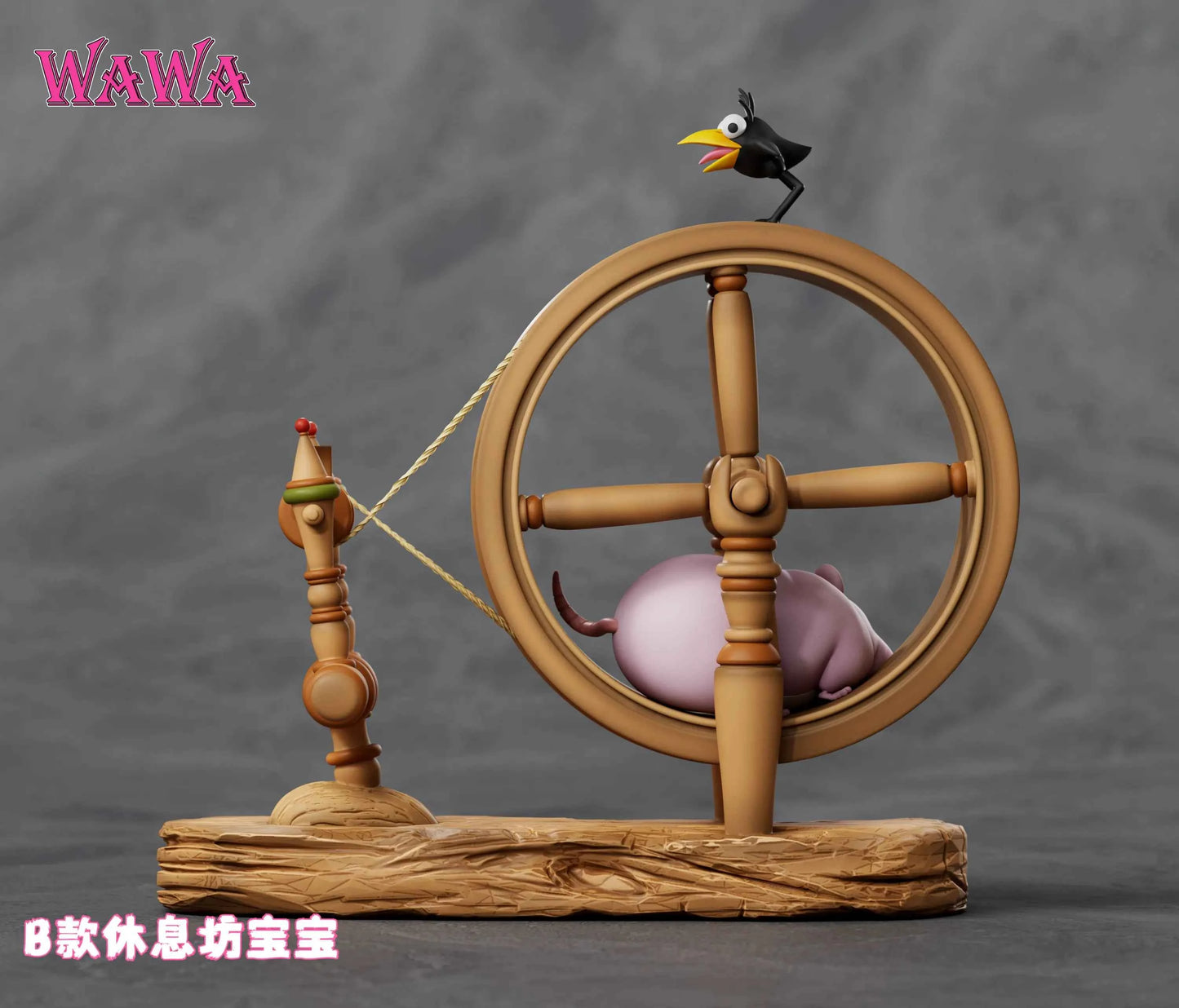 Spirited Away WAWA Studio Running Boh Resin Statue