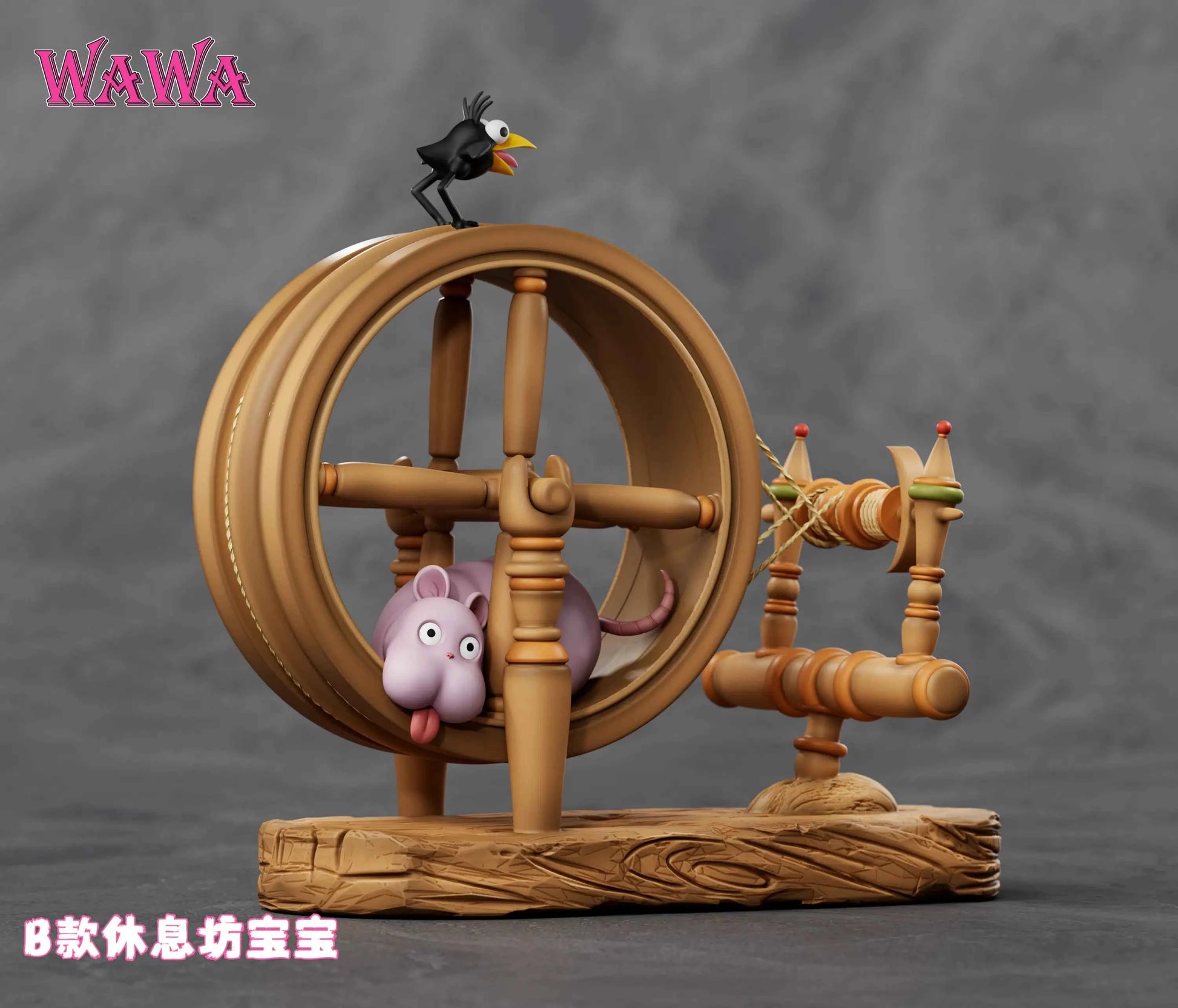 Spirited Away WAWA Studio Running Boh Resin Statue