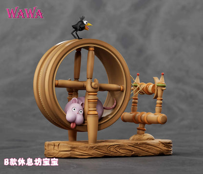 Spirited Away WAWA Studio Running Boh Resin Statue