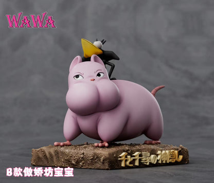 Spirited Away Wawa Studio Sleeping Boh Resin Statue