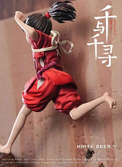 Spirited Away White Deer Studio Chihiro Ogino Resin Statue