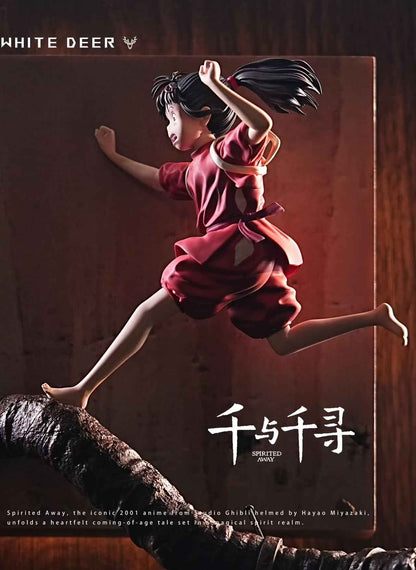 Spirited Away White Deer Studio Chihiro Ogino Resin Statue