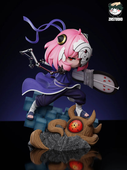 Spy x Family ZH Studio Anya Forger Cosplay Uchiha Obito Resin Statue