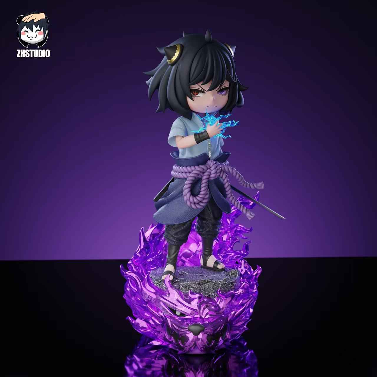Spy x Family ~ ZH Studio ~ Anya Forger Cosplay Uchiha Sasuke ~ Resin Statue