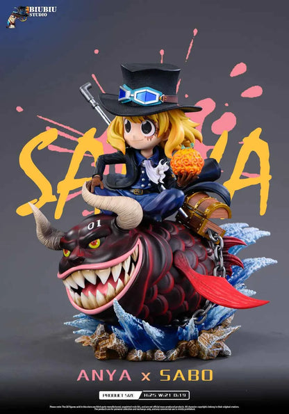 Spy x Family Biubiu Studio Anya Forger Cosplay Sabo Resin Statue