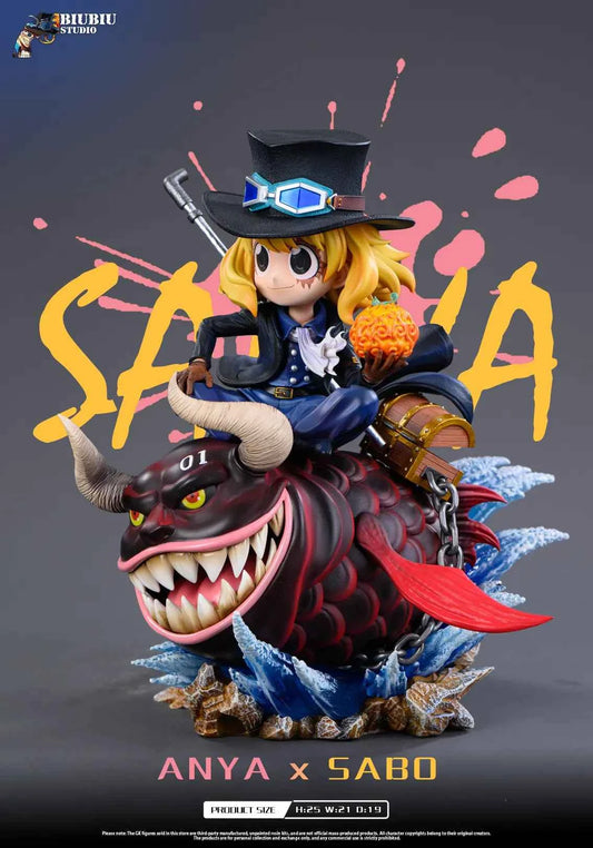 Spy x Family Biubiu Studio Anya Forger Cosplay Sabo Resin Statue