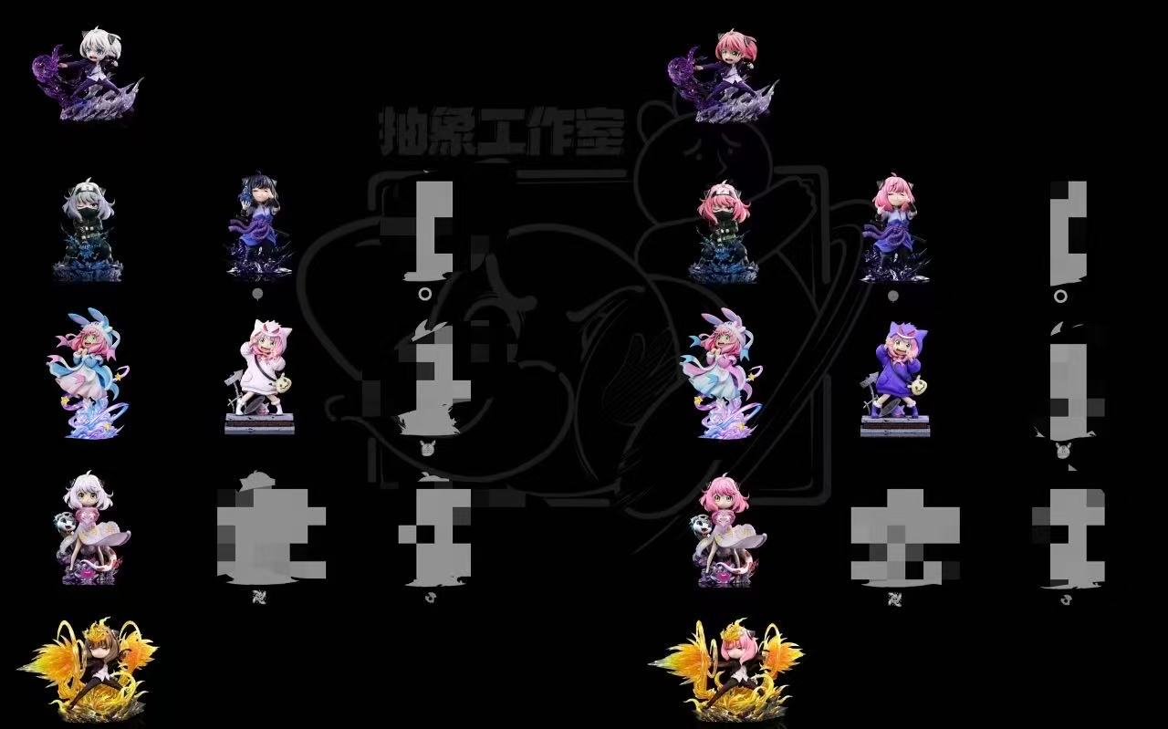 Spy x Family Chou Xiang Studio Anya Forger Cosplay Sylveon Resin Statue