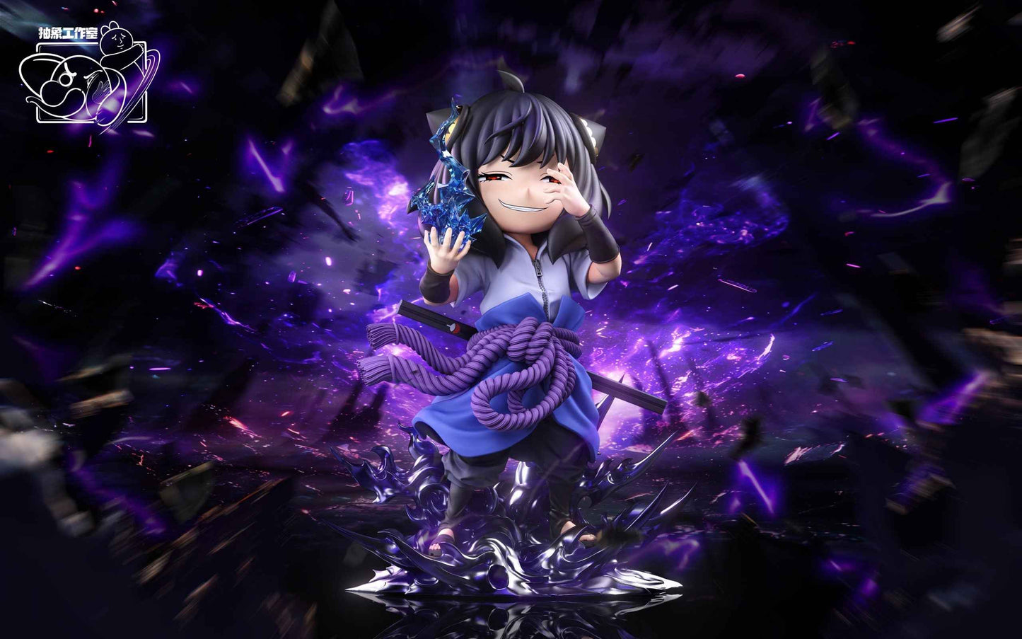 Spy x Family Chou Xiang Studio Anya Forger Cosplay Sasuke Uchiha Resin Statue