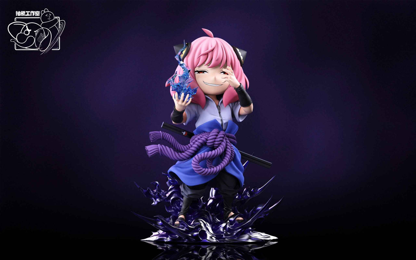 Spy x Family Chou Xiang Studio Anya Forger Cosplay Sasuke Uchiha Resin Statue