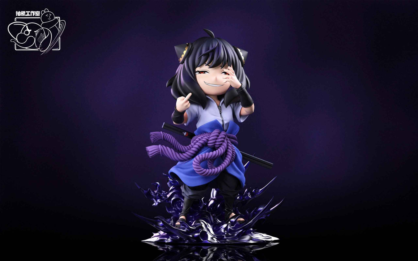 Spy x Family Chou Xiang Studio Anya Forger Cosplay Sasuke Uchiha Resin Statue
