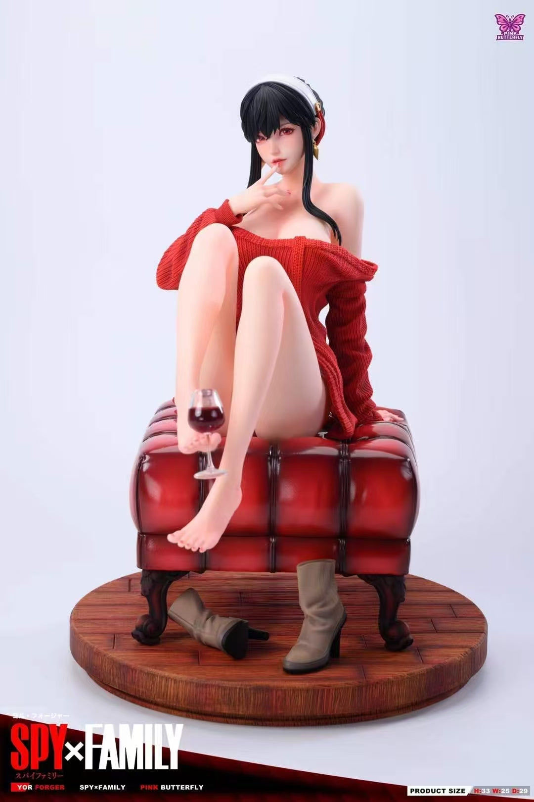 Spy x Family PINK BUTTERFLY Studio  Tipsy Yor Forger Resin Statue