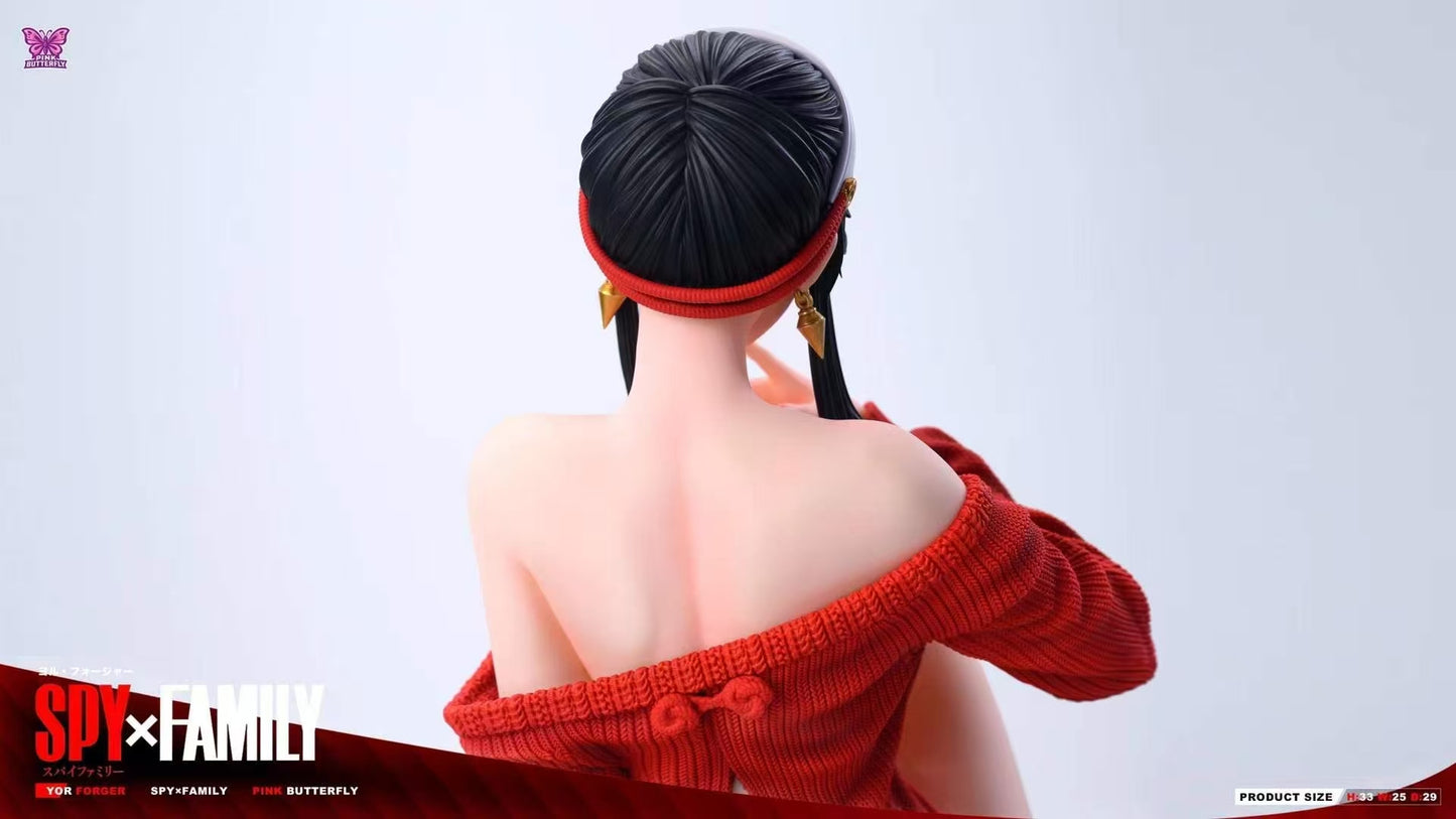Spy x Family PINK BUTTERFLY Studio  Tipsy Yor Forger Resin Statue