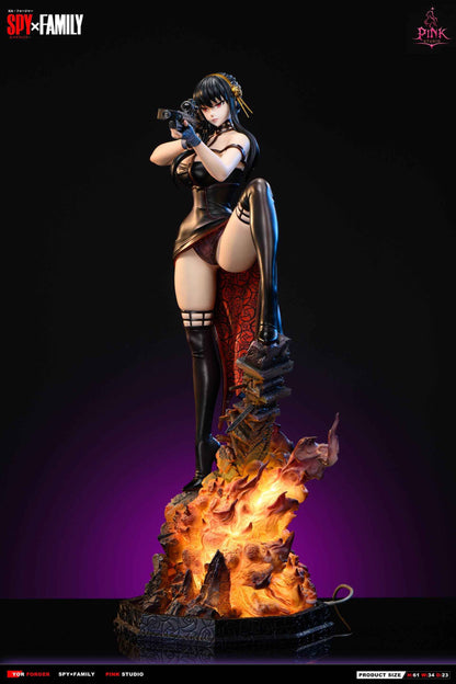 Spy x Family Pink Studio Sniper Yor Forger 1/4 Resin Statue