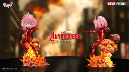 Spy x Family PuPu Studio Anya Forger Iron Man Avengers Cosplay Vol.1 Resin Statue