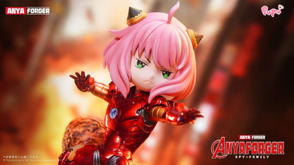 Spy x Family PuPu Studio Anya Forger Iron Man Avengers Cosplay Vol.1 Resin Statue