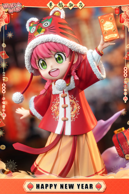 Spy x Family WakuWaku Studio Anya Forger 2026 Chinese New Year Limited Edition Resin Statue