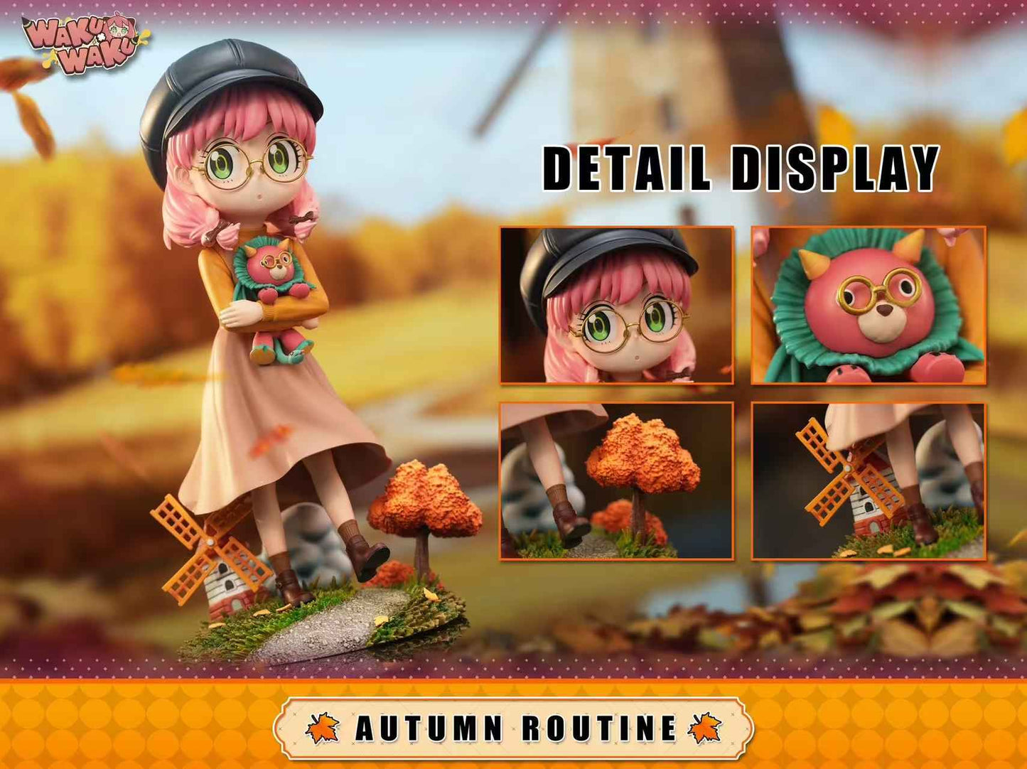 Spy x Family WakuWaku Studio Anya Forger Autumn Girl Resin Statue