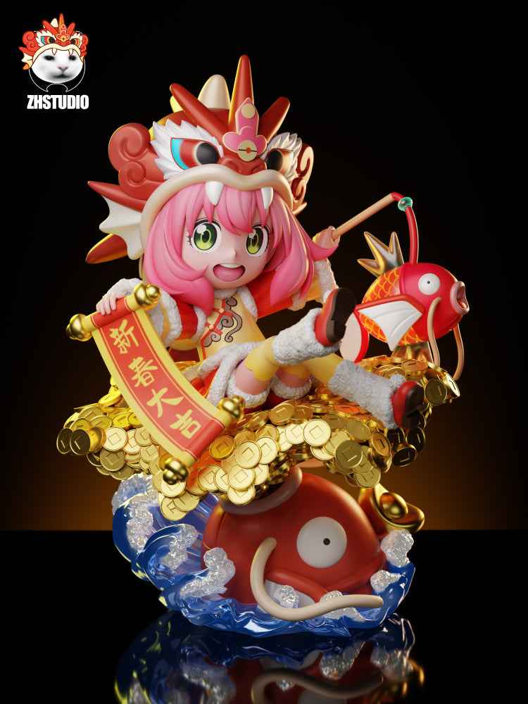 Spy x Family ZH Studio Anya Forger Carp Girl Resin Statue