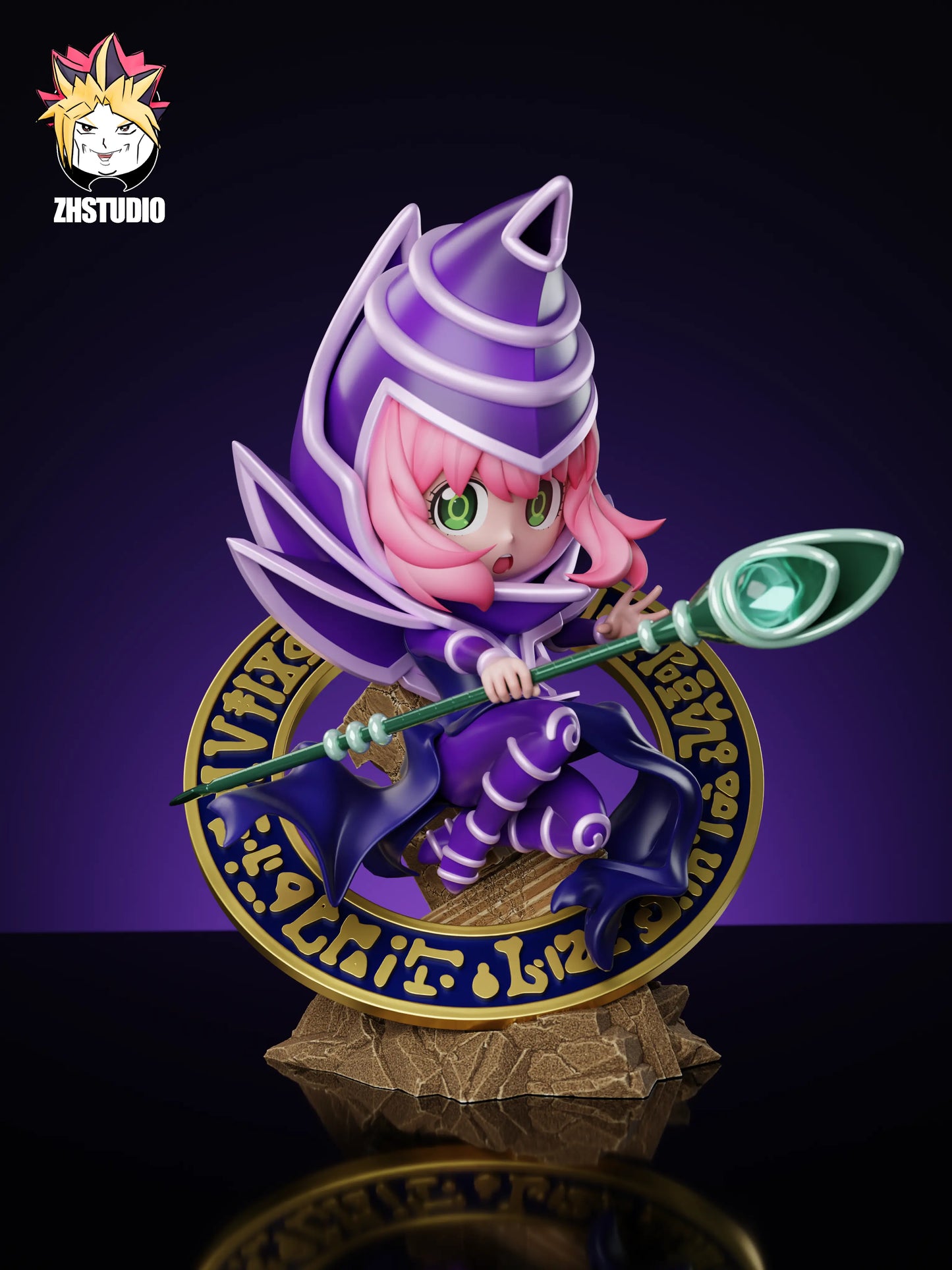 Spy x Family ZH Studio Anya Forger Cosplay Dark Magician Resin Statue