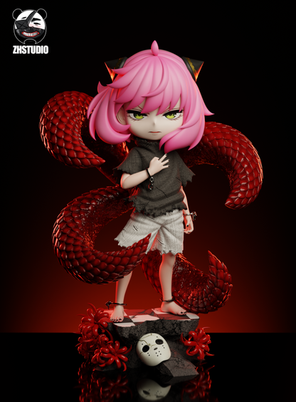 Spy x Family ZH Studio Anya Forger Cosplay Kaneki Ken Resin Statue