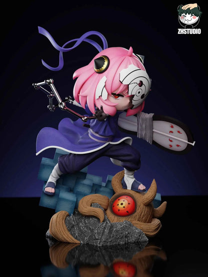 Spy x Family ZH Studio Anya Forger Cosplay Uchiha Obito Resin Statue